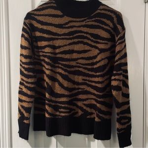 Tiger print y2k sweater